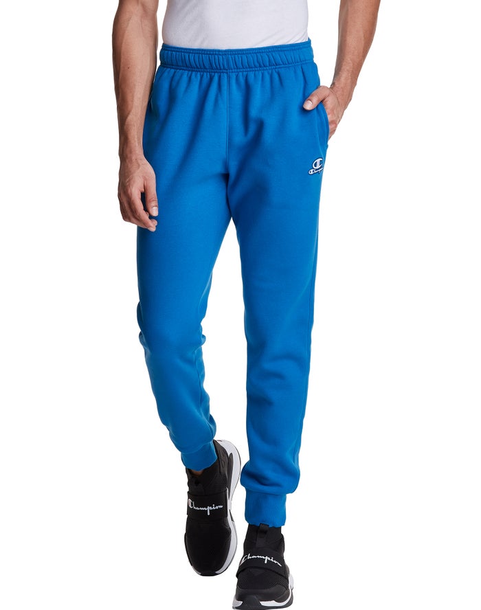 Champion Classic Fleece Erkek Joggers Mavi ( VCTGZF681 )